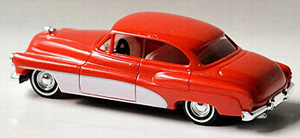 Buick '50 Deluxe Super! Serie 50 Berlina 1953-58 Rosso + Bianco 1:87 Busch 44720 - Immagine 4 di 4
