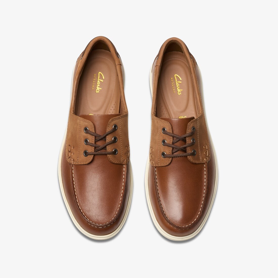 【値段交渉可】　Clarks Bratton Boat ブラウン Bratton Boat / ブラットンボート （ダークブラウンレザー