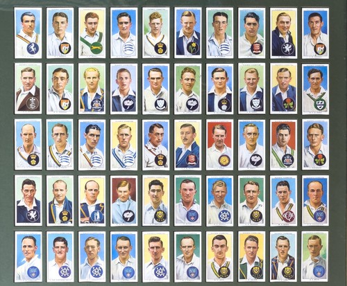 PLAYERS-FULL SET- CRICKETERS 1938 (50 CARDS)