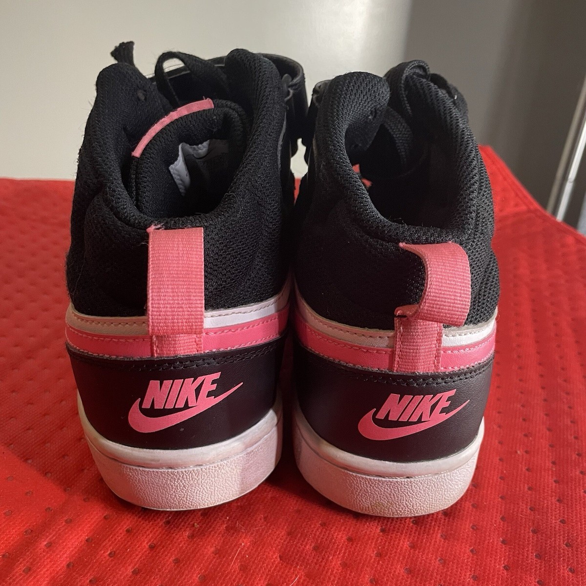 Nike Court Borough 2 Mid Sunset Pulse Cd7782 005 Size 6y