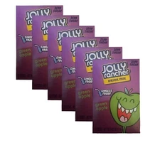 Jolly Rancher Green Apple SINGLES TO GO SUGAR FREE Drink Mix 36 Packets 6 Boxes