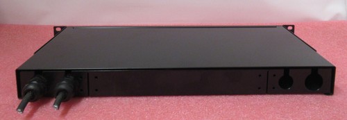 1U 19" 24 Loaded LC Duplex Multimode Adapter Rackmount Fibre Patch Panel Black - Afbeelding 10 van 11