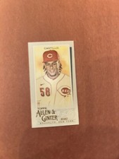 2020 TOPPS ALLEN & GINTER MINI PARALLEL BASEBALL CARD LUIS CASTILLO #270 REDS FS