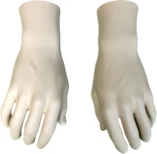 1 pair male stimulate  hands for full body mannequins, Realistic Skin Tone hand