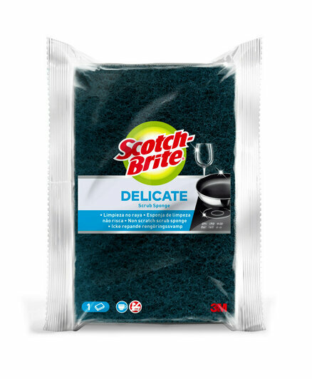 3M - Scotch Brite Delicate Scrub Sponge x 4