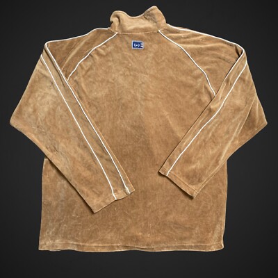 1st pat-rn first pattern 1982 hemp M タグ付 Vtg Phat Farm Loungewear Big Pimpin' Brown Velour Men's Tracksuit