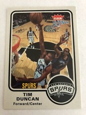 2002-03 Fleer Platinum Tim Duncan #63 Spurs HOF Legend 