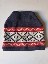 Bonnet Lacoste jacquard bleu