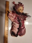Vintage Jester Harlequin Clown Doll with Porcelain Face, Hands & Legs — photo 5
