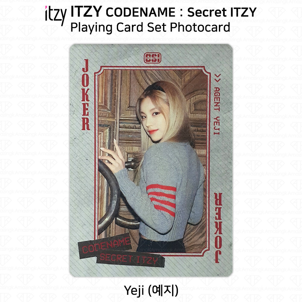 ITZY CSI Code Name Secret ITZY Playing Card Cube Puzzle Square