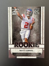 MATT CORRAL 2022 Leaf Ultimate Draft Rookies Base Silver Rookie Card