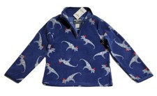 OshKosh B'gosh Boys Girls Size 6/6A Christmas Dino Fleece Pullover MSRP 28.00