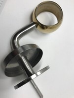 Edelstahl Handlaufhalter HandlaufträGer Handlauf Wandhalter 42,4 GeläNder V2A V