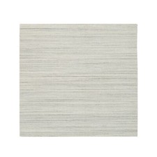 6'2" x 6'2" Ivory Undyed Wool Modern Design Hand Loomed Square Rug R65010