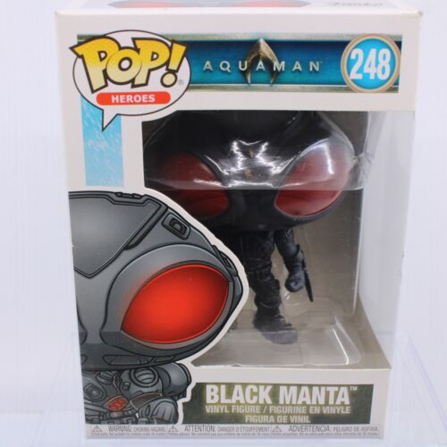 G9 Funko Pop DC Universe gewölbte Vinylfigur schwarz Manta Aquaman 248 - Bild 1 von 6