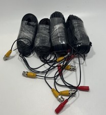 4 X 60ft 20m BNC Video Power Siamese Cable for CCTV Surveillance Camera DVR Kit