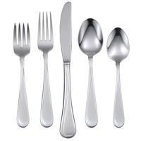 Oneida Flight 77 Piece Casual Flatware Set, Service For 12 With Extra Teaspoons on sale Oneida Flight 77 Piece Casual Flatware Set, Service For 12 With Extra Teaspoons on sale