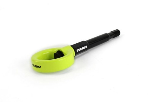 Perrin Neon Yellow Front Tow Hooks Kit for 2018-2021 Subaru WRX STI - Picture 5 of 8