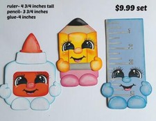 SCHOOL CUTIES 3D die cut paper piecing for scrapbook pages by Rhonda