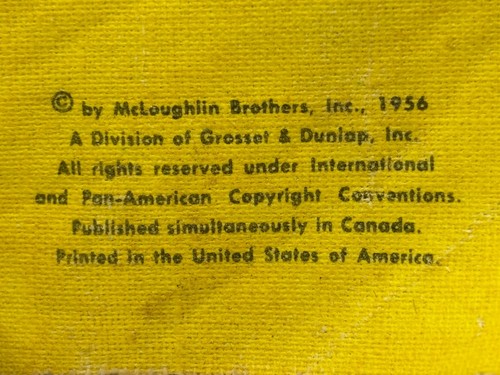 Vintage 1956 BABYS PLAYTIME Cloth Baby Book by McLoughlin Brothers Inc USA - Picture 2 of 9
