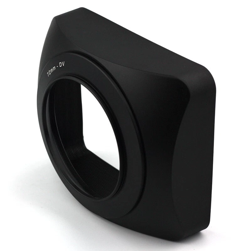 72mm Square Lens hood Sun Shade for DV Camcorder Video Camera DSLR Wide angle - Image 2 of 4