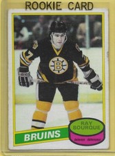 **RAY BOURQUE**RC 80-81 O-Pee-Chee#140(BOSTON BRUINS)ROOKIE! HOF! NICE CONDITION
