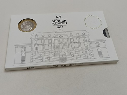 Schweiz 2025 Franken Kursmünzen Satz KMS Proof PP Polierte Platte Set Helvetica - Bild 3 von 11