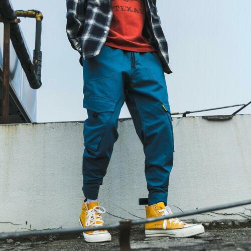 New Casual Pants Men Street Multi-pocket Overalls Sweatpants Hiphop trousers