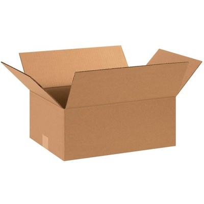 Shipping Boxes Medium 15''L x 11''W x 6''H 25-Pack - Corrugated Cardboard Box fo...