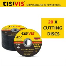 20PACK Cut Off Wheels 4-1/2" Metal  Stainless Steel Angle Grinder Cutting Disc