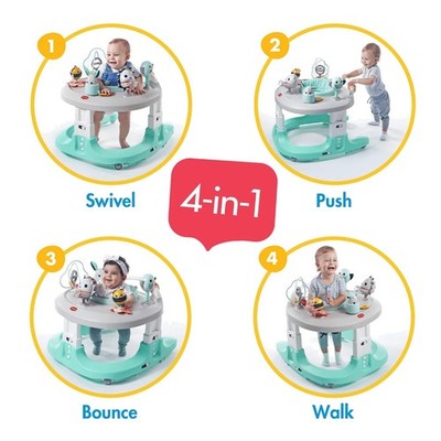 Tiny Love 4-in-1 Walker and Activity Center with 360° Swivel Seat - Magic Awaits