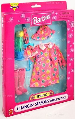 Spring Changin' Seasons Dress 'n Play Barbie Fashion 1997 Mattel