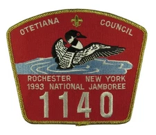 1993 Jamboree Otetiana Council NY 1140 JSP GMY Bdr (VT1869)