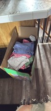 Large Box of Assorted Mixed Clothing Lot Variety Multicolor Apparel Selection