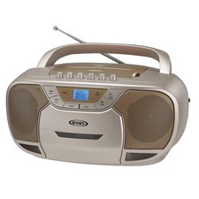 JENSEN CD-590-C CD-590 1-Watt Portable Stereo CD and Cassette Gold