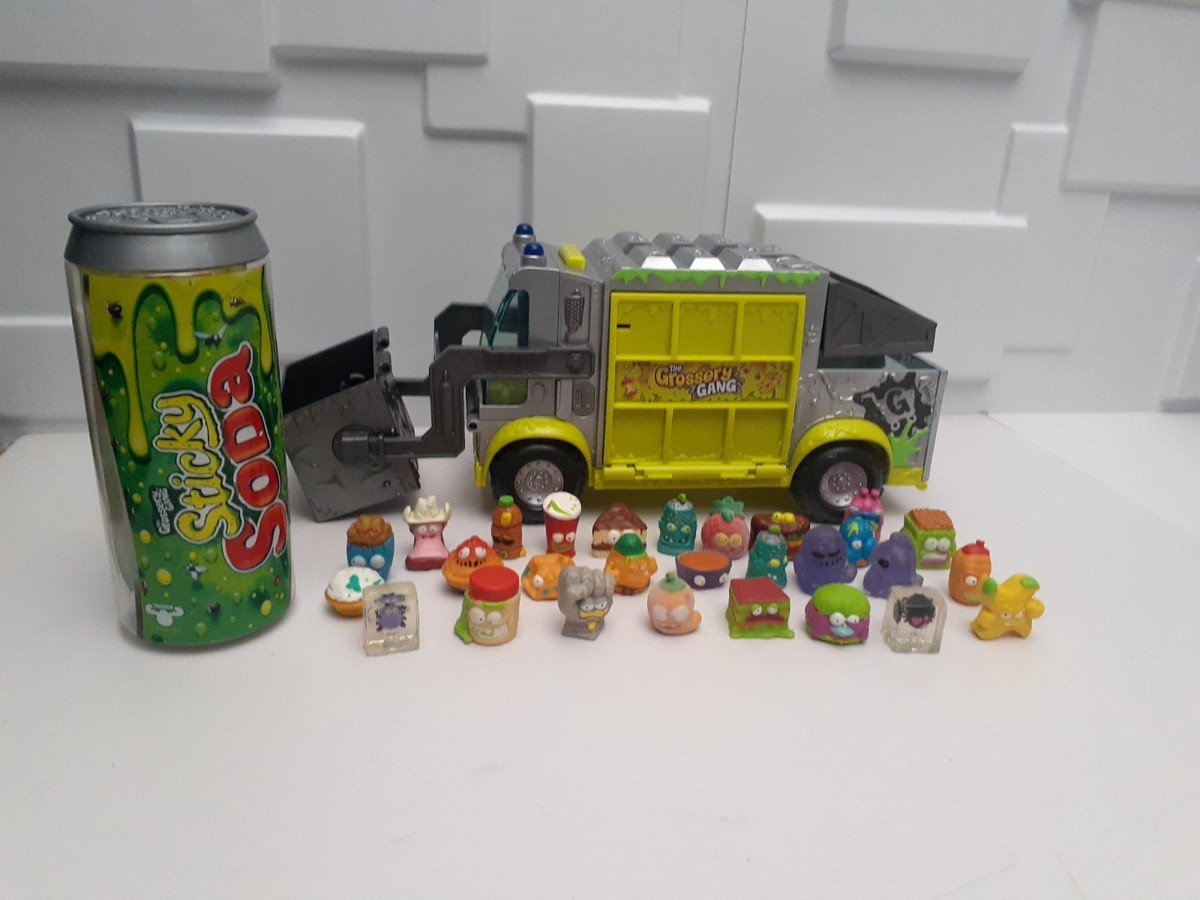Grossery Gang Trash Pack Putrid Power Toy Garbage Truck And Sticky
