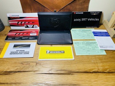2005 DODGE VIPER SRT10 OWNERS MANUAL SRT-10 (UNUSED SERVICE) SRT 10 COPPERHEAD