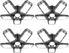 LED Garage Lights 4 Pack, 180W 18000LM 6500K Ceiling LED Shop Light
