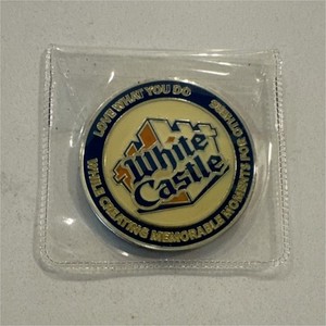 White Castle Advertising Pinbacks Set of 2 Living the Dream Jeff Carper