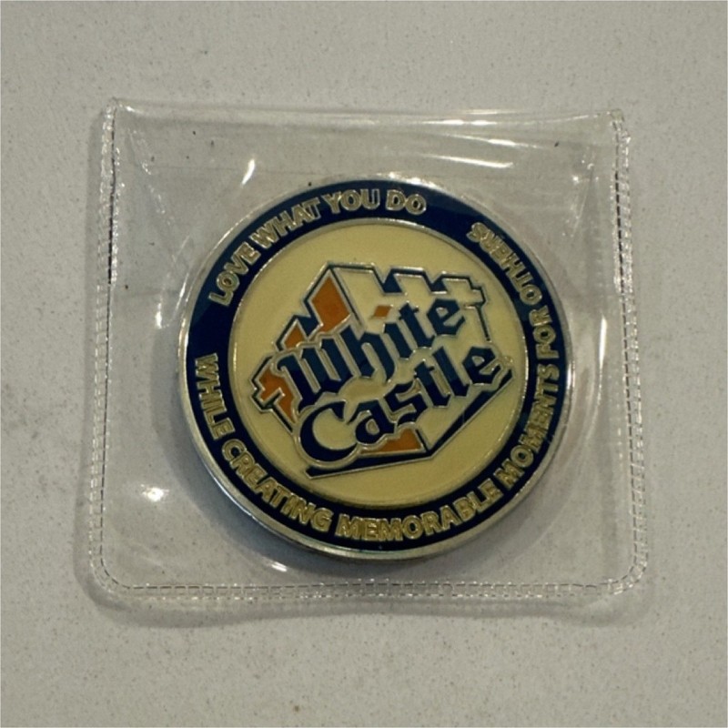 White Castle Advertising Pinbacks Set of 2 Living the Dream Jeff Carper
