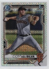 2021 Bowman Draft Chrome Asia Mojo Refractor Eric Silva #BDC-162 6u5