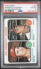 1973 Topps - League Leaders Nolan Ryan, Steve Carlton #67 HOF PSA 4