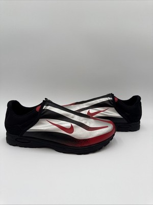 Nike Mo Trainer Metallic Silver Comet Red Black 2001 Sz 11 Brand New 107066-061