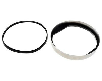Tachoglas Set UNI AUTO chrom 105mm 4 teilig für Vespa PX80 PX200 Lusso PK XL LML
