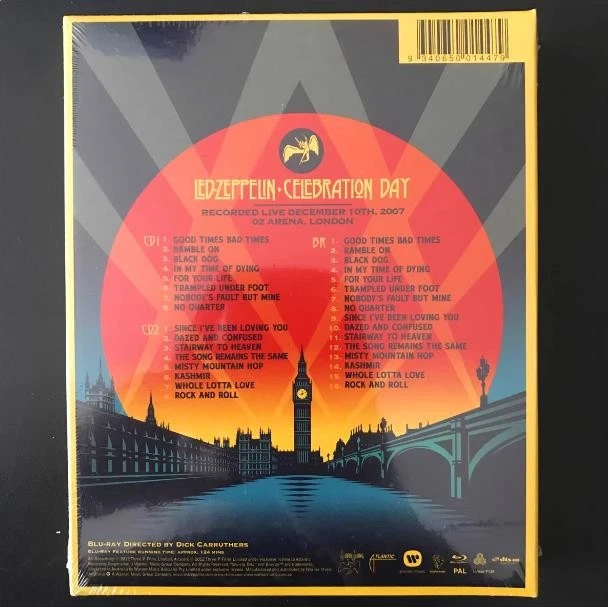 New Led Zeppelin – Celebration Day 9340650014479 2CD+Blu-ray Multichannel SEALED - Image 2 of 2
