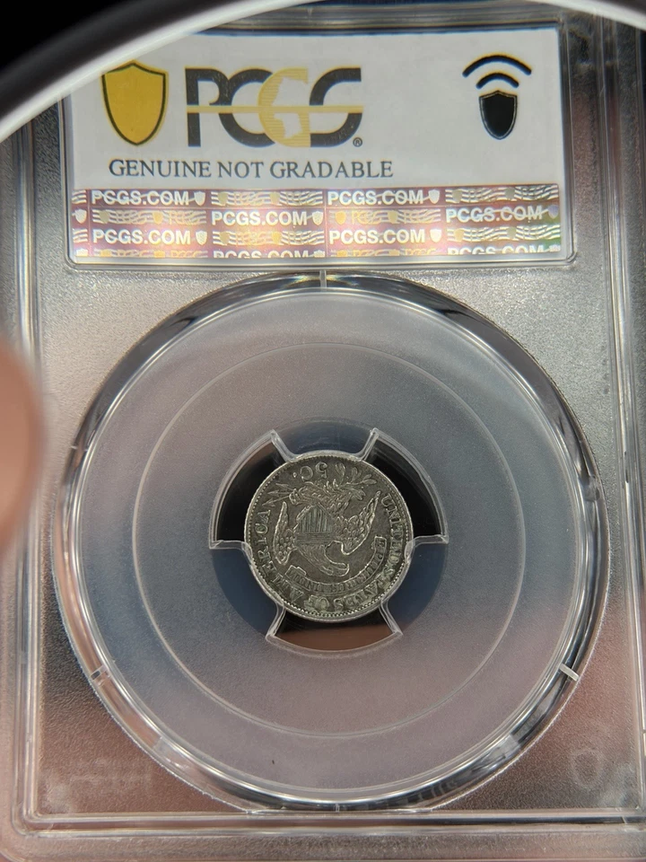 Media moneda de diez centavos busto tapado 1834 H10C graduación profesional detalles en la UE Foto 4 de 4