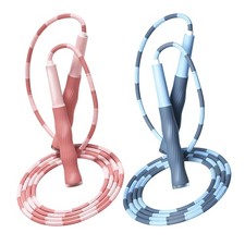 Beaded Jump Rope for Kids,Tangle-Free Segmented Kids Jump Rope with Soft Anti...