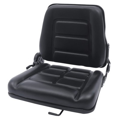 Universal Forklift Seat Adjustable Armrest Safety Belt for Tractor Backhoe
