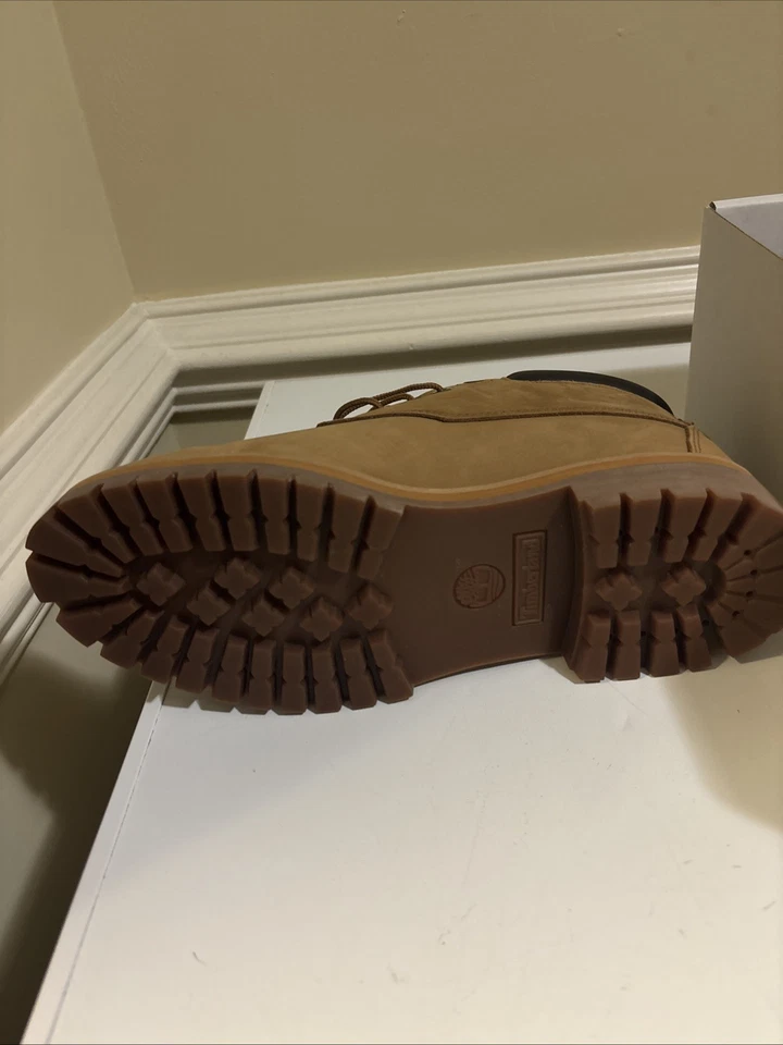 Timberland Premium Men's Boots Wheat Nubuck Size 10.5- #TB0A6F85 NEW! - Image 3 of 4