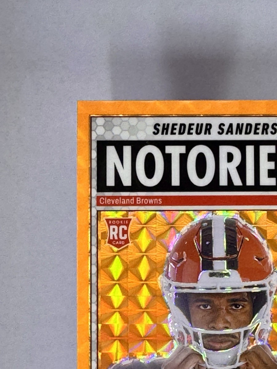 2025 Mosaic Shedeur Sanders Orange Notoriety RC “Mint” 🔥👀 | eBay